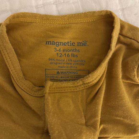 Magnetic Me Yellow footie - Picture 2 of 4